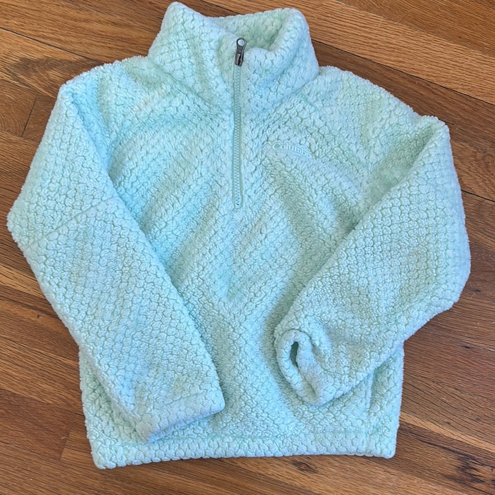 Light Blue Fleece Pullover